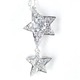 Pt プラチナ スター（星型） ペンダント＆ネックレス ダイヤモンド 0.506ct 4月誕生石 - 縮小画像2