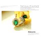 豪華な緑のエメラルド925純銀ピアス・デザインジュエリー　5月誕生石 - 縮小画像4