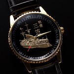 メンズ腕時計 大日本帝国海軍 戦艦三笠腕時計/三笠正面モデル