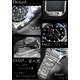 メンズ腕時計 デザインクロノグラフ　メタルバンド　ウォッチ/ブラック - 縮小画像3
