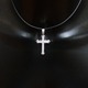 【トップのみ】クロス　十字架　ネックレス/シルバー - 縮小画像3