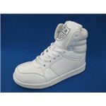 【M.L.K.UD】ダンスシューズ MCR-222UDW WHT.ENAMEL 23.0