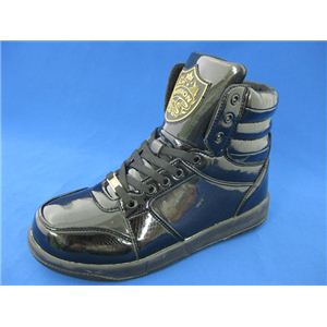 【M.L.K.UD】ダンスシューズ MCR-222UDW BLK.ENAMEL 24.0