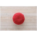 スツールクッション(ルルド バランスツール) 丸型 洗えるカバー 東谷 AX-HSL162MR ミックスレッド(赤)