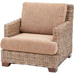 《リゾート・モダンアジアン家具》 ヴェラス ラタンソファ  1人掛（幅71） TTF-401