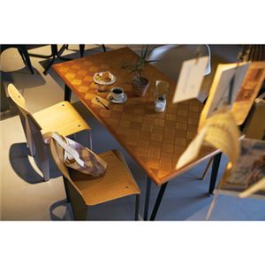 モダン ダイニングテーブル 【幅150cm】 長方形 木製 アイアン ウレタン塗装 『ジョーカー』 〔リビング 店舗 飲食店〕 モダン ダイニングテーブル 【幅150cm】 長方形 木製 アイアン ウレタン塗装 『ジョーカー』 〔リビング 店舗 飲食店〕
