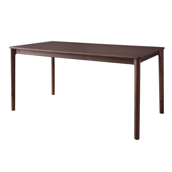 ダイニングテーブル リビングテーブル 約幅150cm ブラウン 木製 アジャスター付き 組立品 リビング インテリア家具 備品 b04