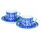 DANSK(ダンスク) アラベスクコーヒーブレイク6点セット ★カップ&ソーサー&コーヒースプーン