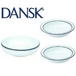 DANSK(ダンスク)　ビストロランチ３点セット　★スープボウル＆パスタボウル