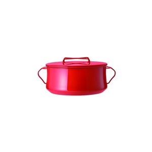 DANSK（ダンスク）　ホーロー　両手鍋23cm　チリレッド