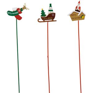 【クリスマス】クリスマスモチーフミニピック 3AST CN -638