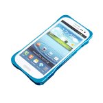 MOBiCRAB GALAXY S3(SC-06D)、S3 α(SC-03E)用 メタルバンパー（オーシャンブルー）