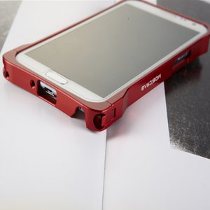 MOBiCRAB GALAXY Note2(SC-02E) 用 メタルバンパー　（ワインレッド）