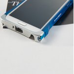 MOBiCRAB GALAXY Note2(SC-02E) 用 メタルバンパー　（ブルー＋シルバー）