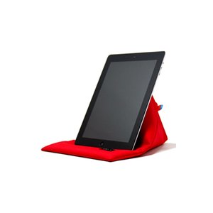 【全7色】タブレット端末用可変ケーススタンド スタンディングポーチ（レッド）