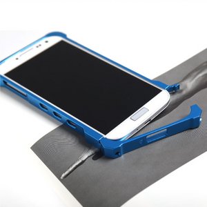 MOBiCRAB メタルバンパー for GALAXY S4（SC-04E）（ブルー）