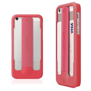 【全7色】iPhone5 専用 ローリングケース （ツートンピンク）