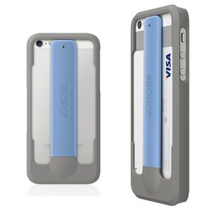 【全7色】iPhone5 専用 ローリングケース （グレー/スカイブルー）