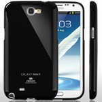 【全11色】Color jelly case for Galaxy Note2(SC-02E)(ブラック)