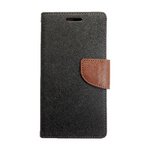【全8色】GALAXY S4 (SC-04E) 用 Mercury Fancy Diary (ブラック＆ブラウン)