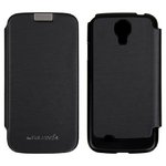 GALAXY S4 (SC-04E)用 MERCURY TECHNO FILP COVER(ブラック)