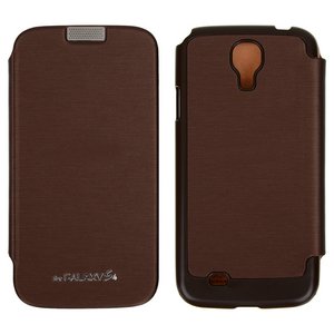 GALAXY S4 (SC-04E)用 MERCURY TECHNO FILP COVER(ブラウン)