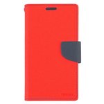 【全8色】iPhone5用 Mercury Fancy Diary  (レッド＆ネイビー)