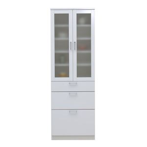 共和産業 ハニー 食器棚 60HD-1 【幅60×高180cm】 ホワイト