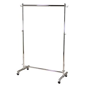 【川口工器】業務用ハンガーラック 頑丈上下ハンガー 耐荷重100kg 幅116cm MS-497