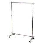 【川口工器】業務用ハンガーラック 頑丈上下ハンガー 耐荷重100kg 幅116cm MS-497