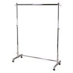 【川口工器】業務用ハンガーラック 頑丈上下ハンガー 耐荷重120kg 幅136cm MS-498