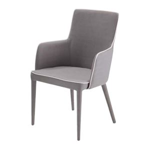あずま工芸 TOCOM interior（トコムインテリア） ダイニングチェア 幅54.5cm グレー TDC-9245