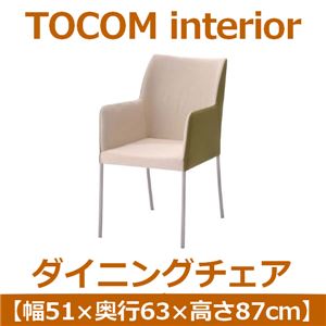 あずま工芸 TOCOM interior（トコムインテリア） ダイニングチェア 幅51cm グリーン TDC-9453