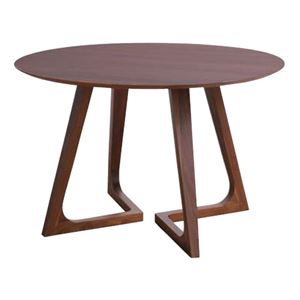 あずま工芸 TOCOM interior（トコムインテリア） ダイニングテーブル 120×120cm【2梱包】 ウォールナット材 TDT-1830