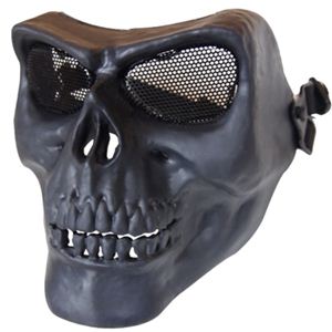 フェイスマスク スカルフェイスガード鬼の顔 黒 K-179 商品画像