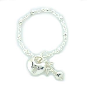 FOLLI FOLLIE（フォリフォリ） Keys Bracelet キーズ ブレスレット シルバー 3B1F018C