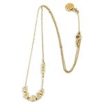 Chloe（クロエ） Heat Charm ハートチャームハートキューブ ロゴペンダント ゴールド×ピンクベージュ2O0499 AX7 129