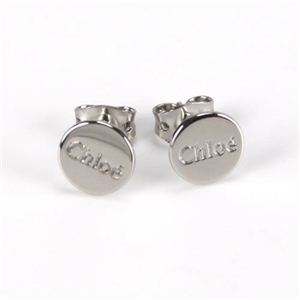 Chloe（クロエ） ロゴ ピアス シルバー 2E0428 AH4 90A