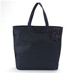 Anya Hindmarch（アニヤハインドマーチ） Scrooge Nylon Tote クリンクル・レザーグログランリボン付 スクルージ ナイロン・トートバッグ ネイビー 50509257 30068 Midnight