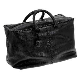 BOTTEGA VENETA（ボッテガヴェネタ） イントレチャート ラージ ボストンバッグ ブラック 259646-VK780 1000