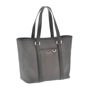 Bvlgari（ブルガリ） WEEKEND ウィークエンド ショルダー・トートバッグ ダークグレー×ブラック 32418 CANVAS／BLK