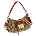 Coach（コーチ） POPPY ポピー シグネチャー サテン ルレックス ハート＆ドット 2WAY ショルダーバッグ ブラック 16293 SV／Z5