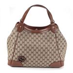 Gucci（グッチ） BRICK LANE オリジナルGG インターロッキングG トートバッグ ミディアム ベージュ／ライトブラウン 296896 F6BMG 8526
