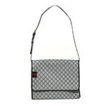 Gucci（グッチ） GGプラス ウェブループ付 ショルダーバッグ メッセンジャー ナナメ掛け ベージュ／ダークブラウン 246411 F2AFN 4080