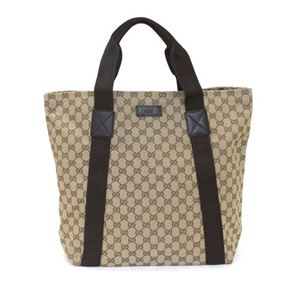 Gucci（グッチ） オリジナルGG ショルダー・トートバッグ ベージュ／ダークブラウン 189669 FTASR 8588