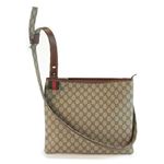 Gucci（グッチ） GGプラス ウェビングライン ウェブループ付 メッセンジャーバッグ クロスボディ ベージュ／ブラウン 246412 FCIXG 8527