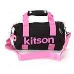 Kitson（キットソン） MICRO MINI DUFFLE マイクロミニ ダッフル 2WAY ショルダー・ボストンバッグ ブラック／ピンク KHB0593