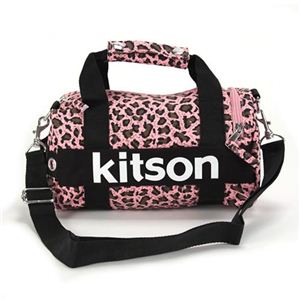 Kitson（キットソン） MICRO MINI DUFFLE マイクロミニ ダッフル 2WAY ショルダー・ボストンバッグ レオパード柄 ライトピンクパンサー／ブラック KHB0595