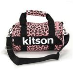 Kitson（キットソン） MICRO MINI DUFFLE マイクロミニ ダッフル 2WAY ショルダー・ボストンバッグ レオパード柄 ライトピンクパンサー／ブラック KHB0595