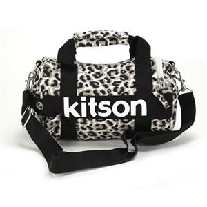 Kitson（キットソン） MICRO MINI DUFFLE マイクロミニ ダッフル 2WAY ショルダー・ボストンバッグ レオパード柄 ホワイトパンサー／ブラック KHB0596